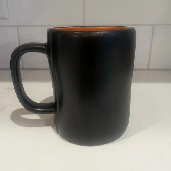 Rae Dunn Halloween‎ Mug BASIC WITCH BLACK / ORANGE Witchy Collector Coffee Cup - Picture 2 of 4